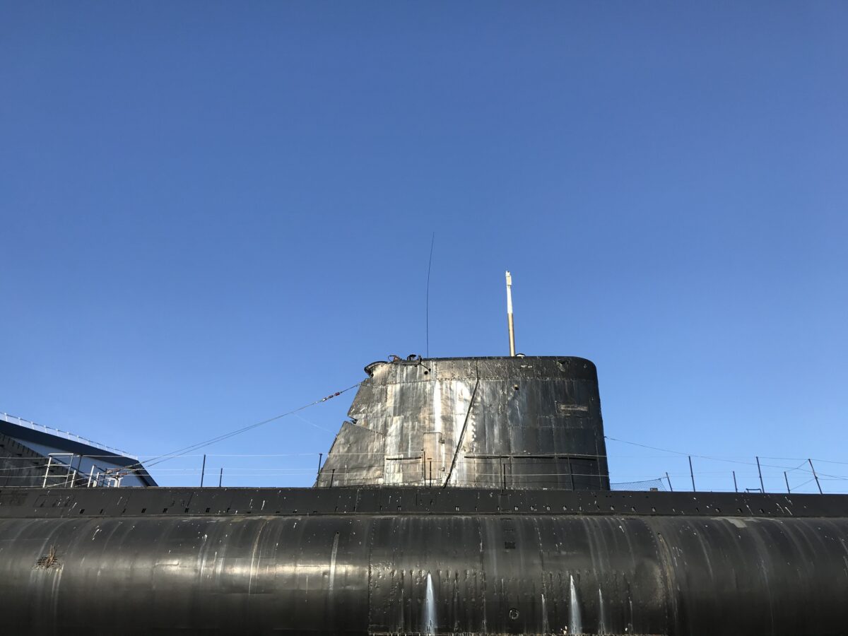 Vue du sous-marine La Flore